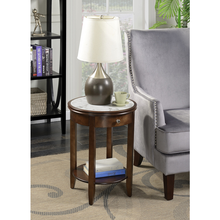 Convenience Concepts American Heritage Baldwin End Table With Drawer image - 1