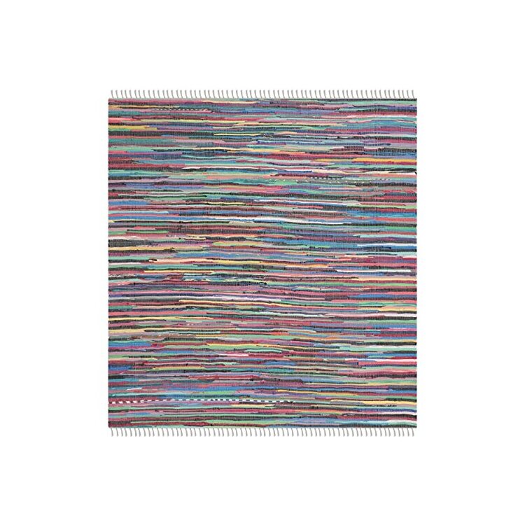 Safavieh RAR121M Rag Rug Collection Hand Woven Cotton Area Rug image - 1