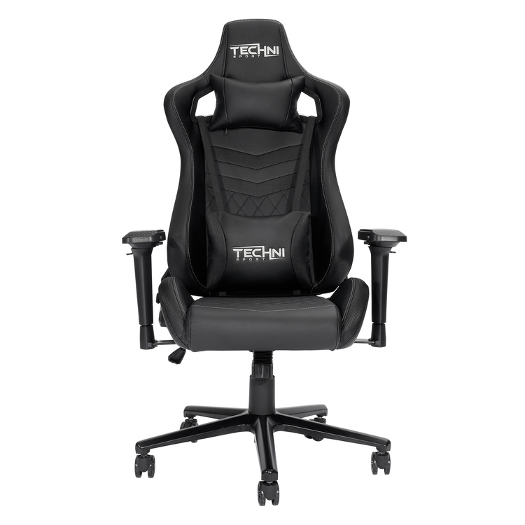 Techni Sport Ergonomic Gaming Chair - Racer Style Black