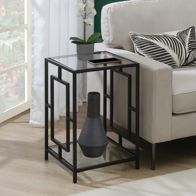 Convenience Concepts Town Square End Table with Shelves - Thumbnail 5