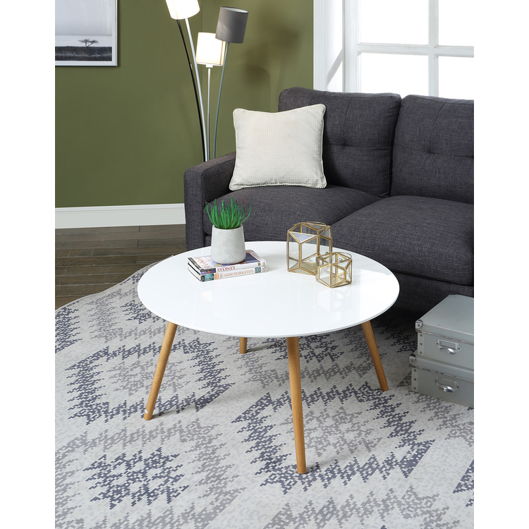 Convenience Concepts Oslo Round Coffee Table image - 1