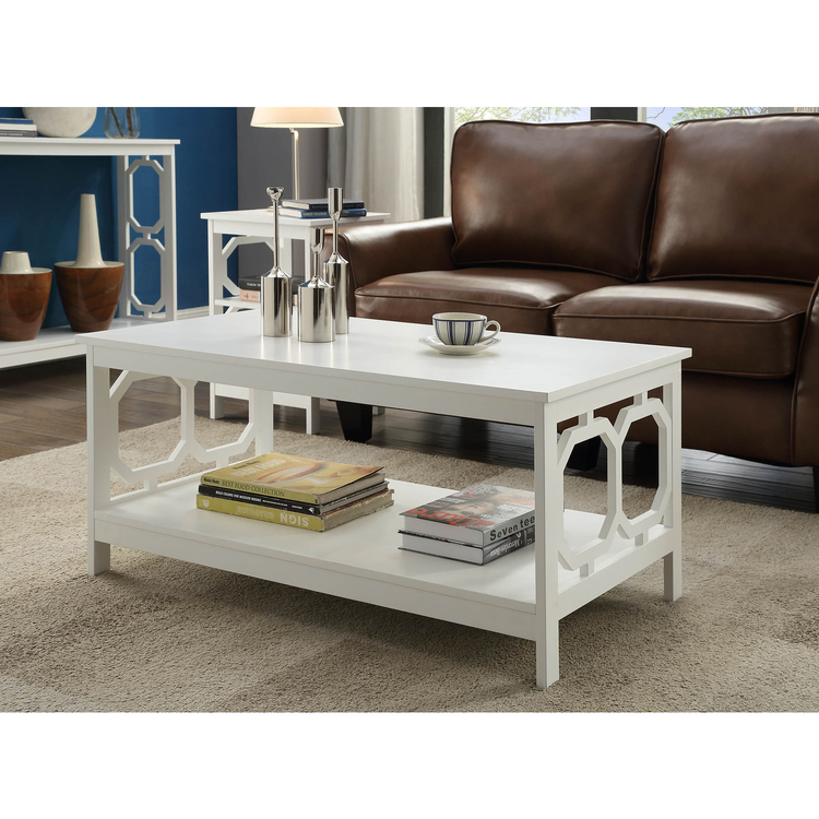 Convenience Concepts Omega Coffee Table with Shelf image - 1