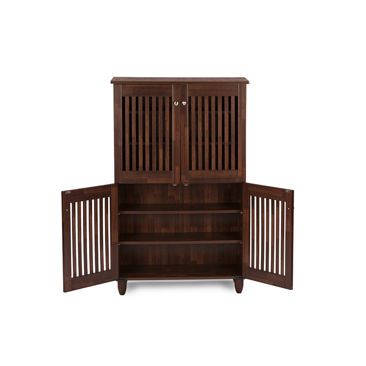Baxton Studio Fernanda Shoe Storage Cabinet - Thumbnail 3