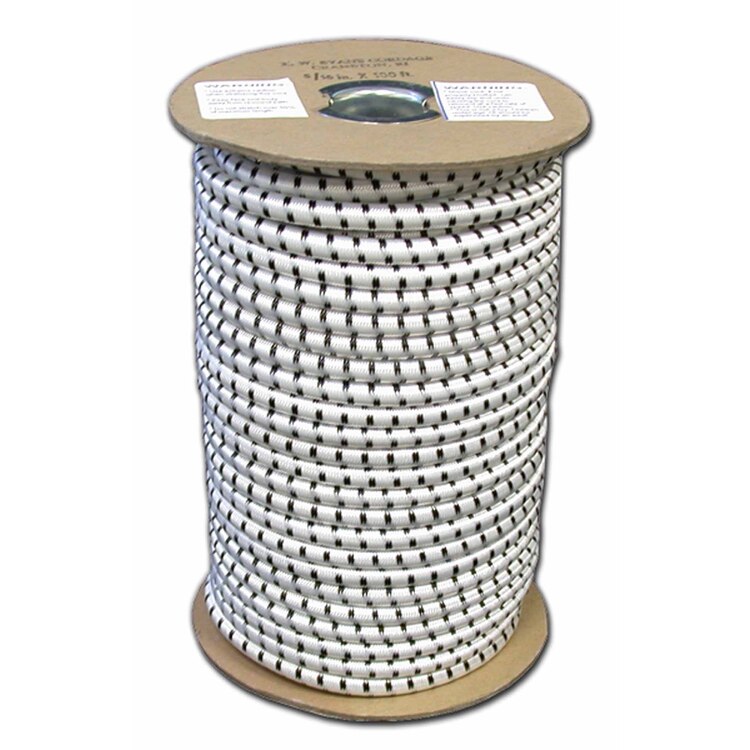T.W . Evans Cordage Bungee Cord 5/16" x 50ft - Elastic Shock Cordage image - 1