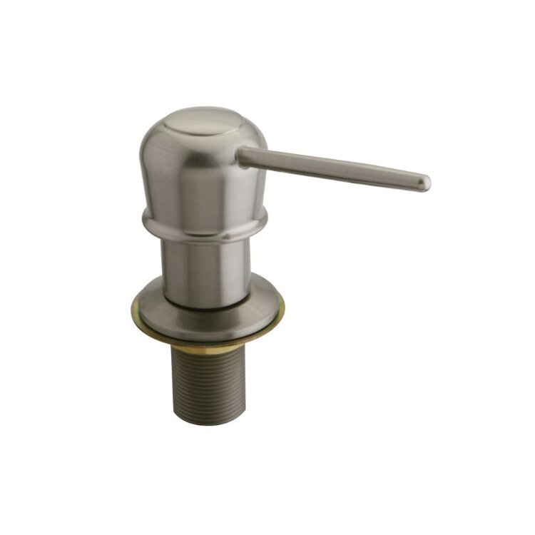 Brushed Nickel Soap Dispenser, Plastic, 11.25H x 4.5W - Kingston Brass image - 1
