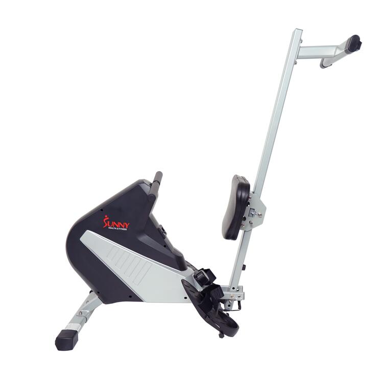 Sunny Magnetic Row Machine with Monitor, Foldable Rowing Machine image - 1