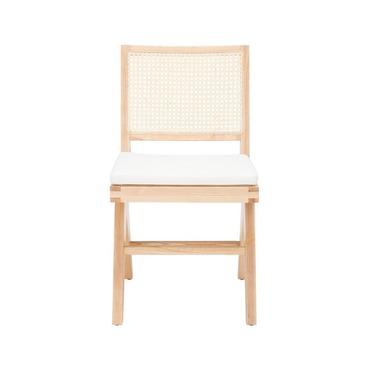 Safavieh Colette Rattan Dining Chair Furn Dining Chairs, Natural, 1' X 1', Square image - 1