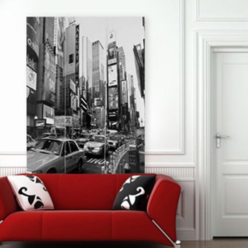 Screen Gems New York City Scene Canvas Screen