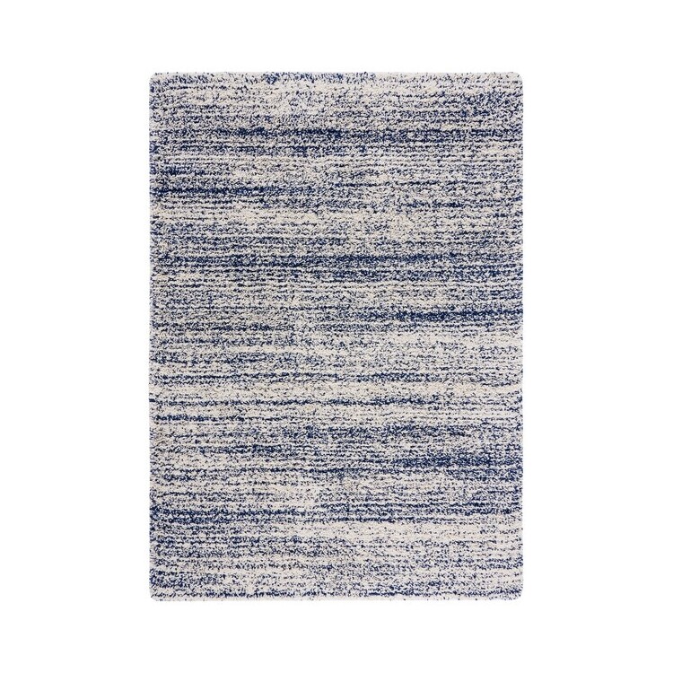 Safavieh Hudson Shag 295 Rugs, Ivory / Navy, 2' X 3', Accent image - 1