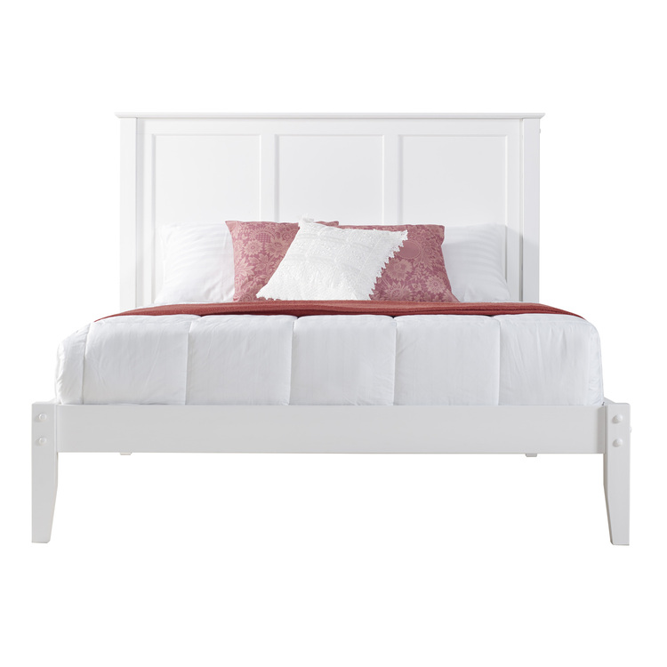 Camaflexi Shaker Style Full Size Platform Bed - White Finish image - 1