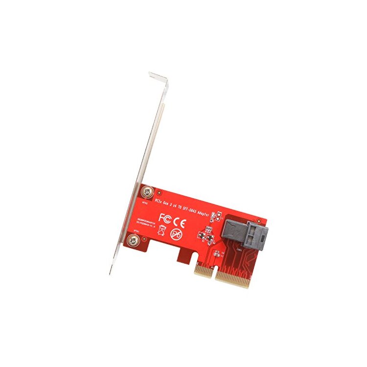 IOCrest PCIe 3.0 x4 to Mini SAS Adapter - SFF-8643 image - 1