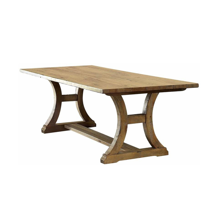Simple Relax SR03CM3829T-TABLE Dining Table, Rustic Oak image - 1