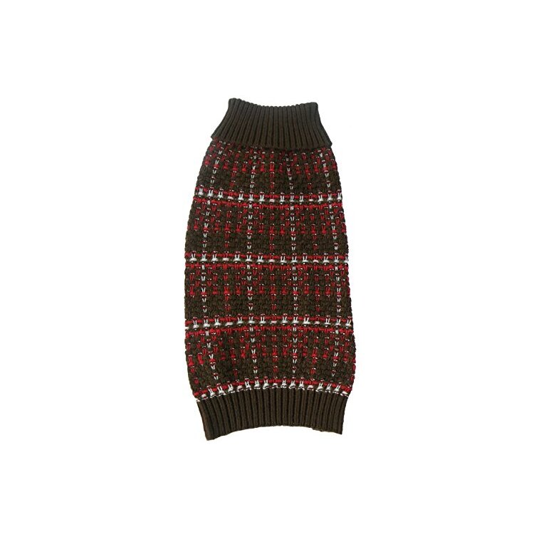 Vintage Static Fashion Knitted Dog Sweater for Winter Warmth & Style image - 1