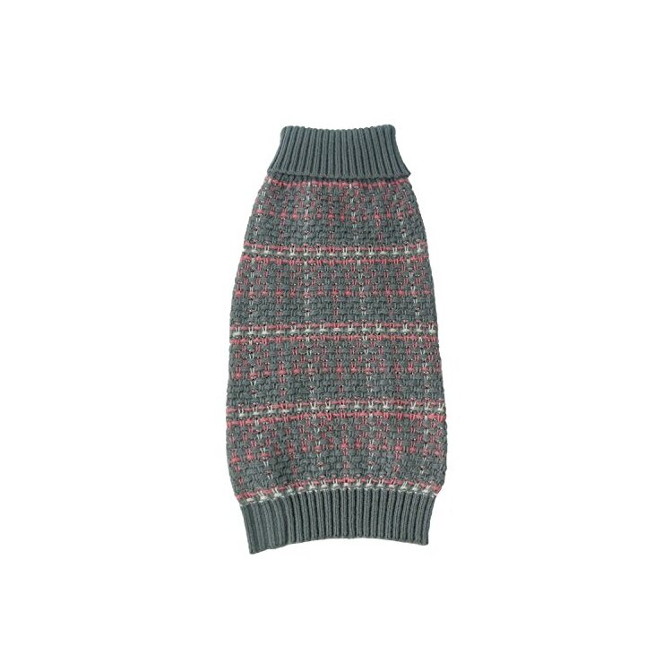 Vintage Fashion Knitted Dog Sweater with Static Design & Soft Warmth image - 1