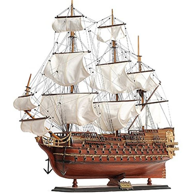 Holy Ghost Tall Ship Model Handcrafted Wood image - 1