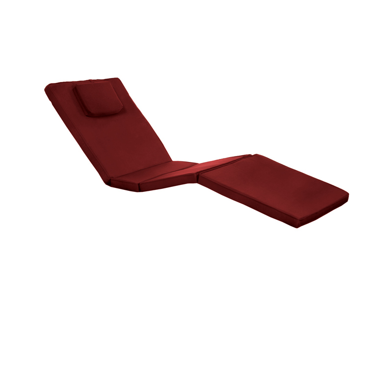 Red Chaise Chair Cushion