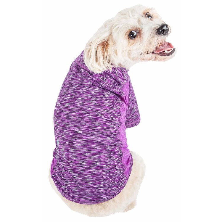 Active Heathered Ultra - Stretch Sporty Performance Dog T - Shirt Warf Speed - Pet Life image - 1