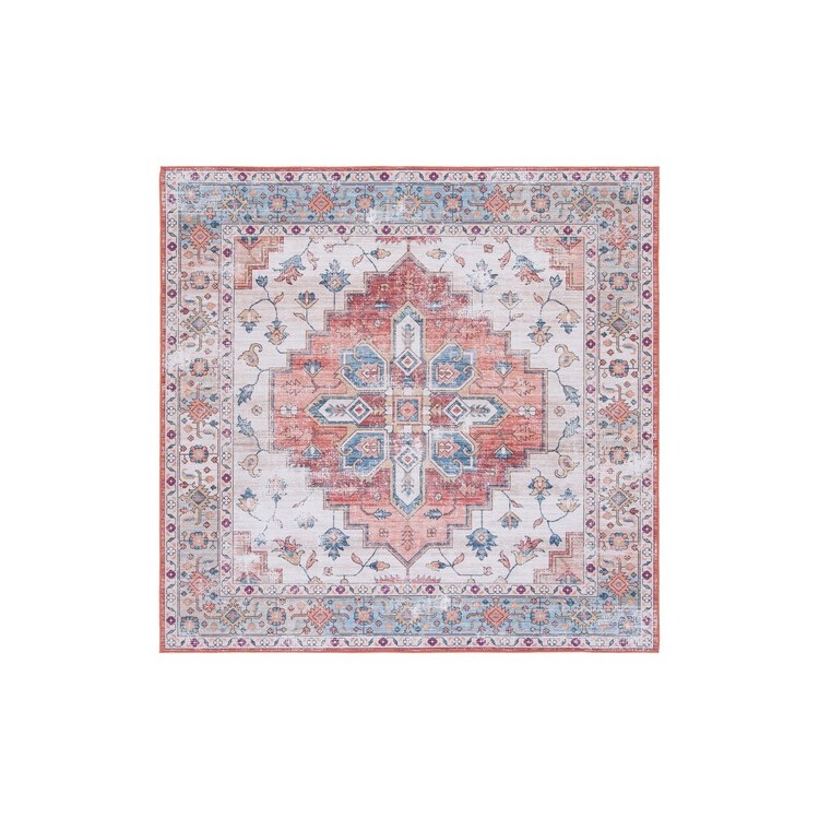 Safavieh Tucson 109 M/W S/R Rugs, Beige / Blue, 6' X 6' , Square image - 1