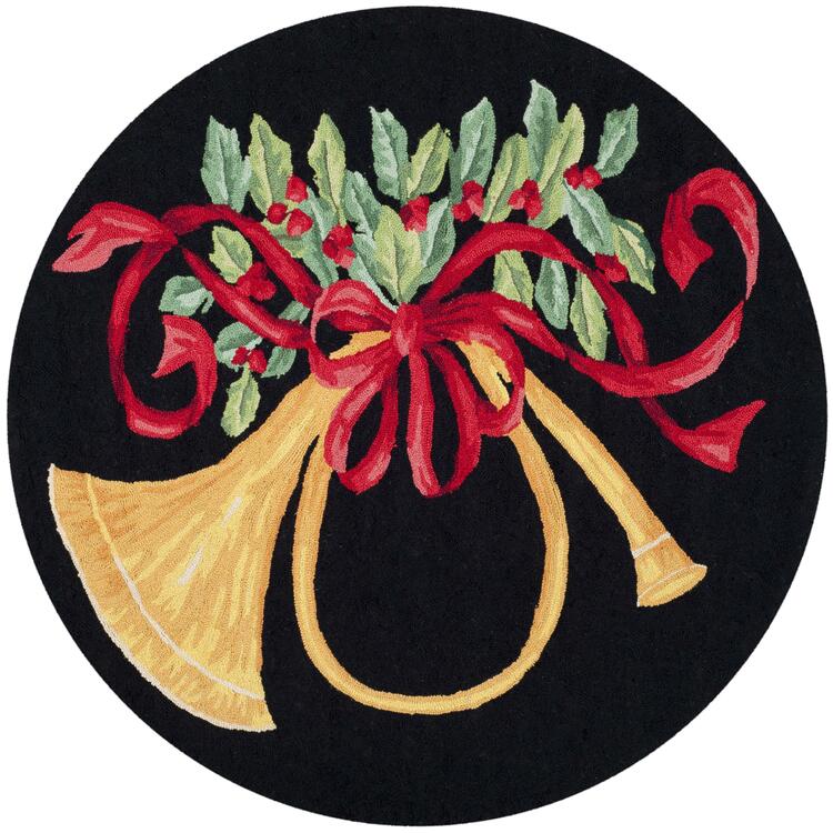 Safavieh Vintage Poster Collection Hand-Hooked Wool Area Rug image - 1