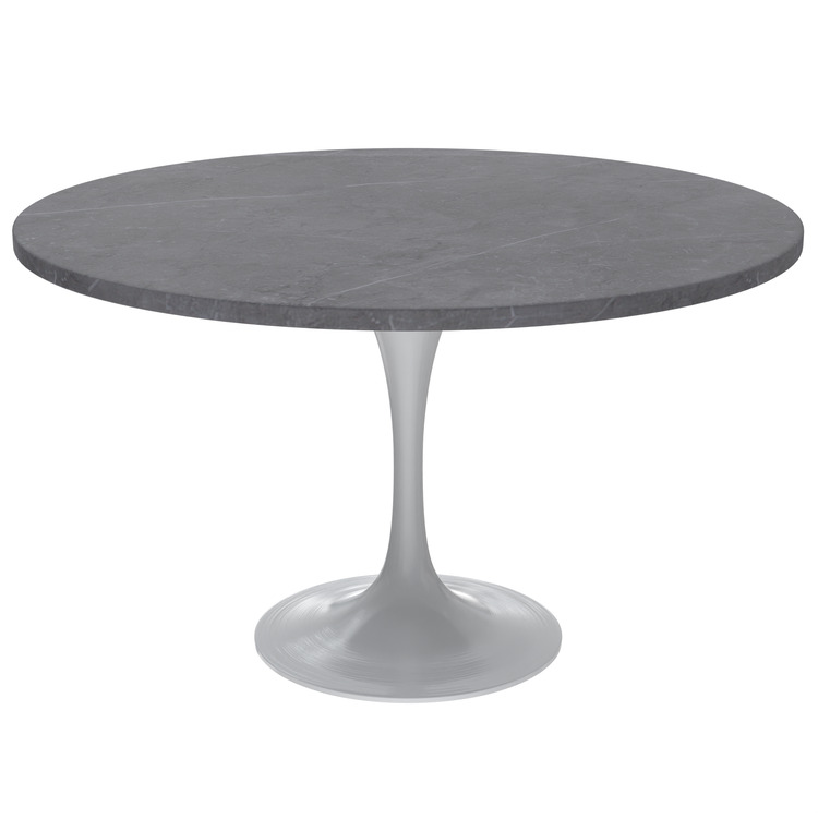 LeisureMod Verve Collection 48 Round Dining Table