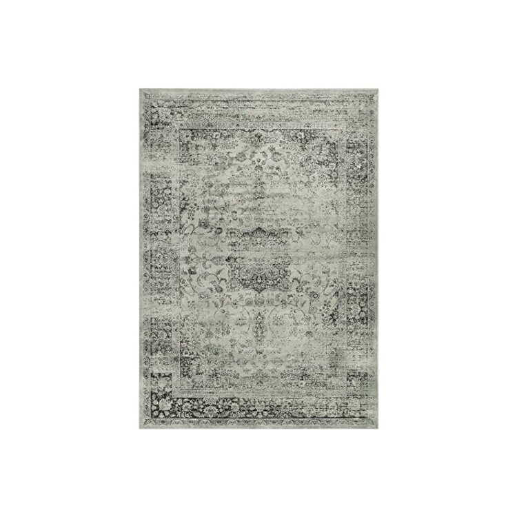Vintage Spruce/Ivory Viscoe Pile Rug, 5'7x4' | Small Rectangle - Safavieh image - 1