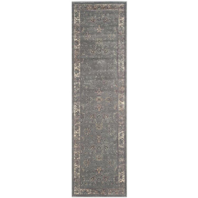 Vintage Grey Area Rug Distressed Patchwork 12'2L x 8'10W - Safavieh image - 1