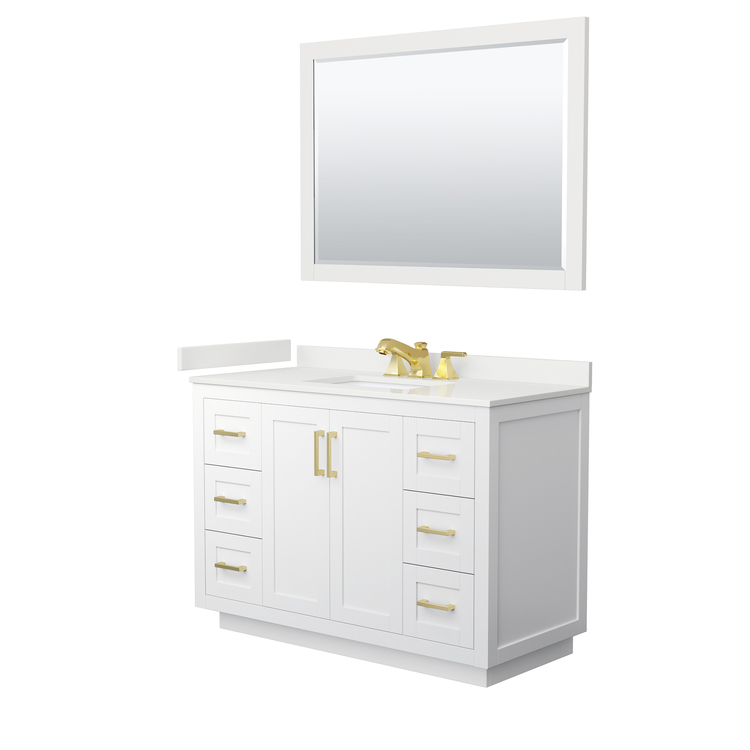 Wyndham Collection Centra 48 inch Single Bathroom Vanity - Thumbnail 2