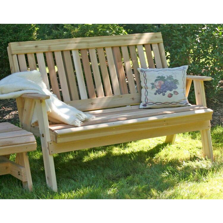 Homestock Garden Bench Outdoor Patio Furniture