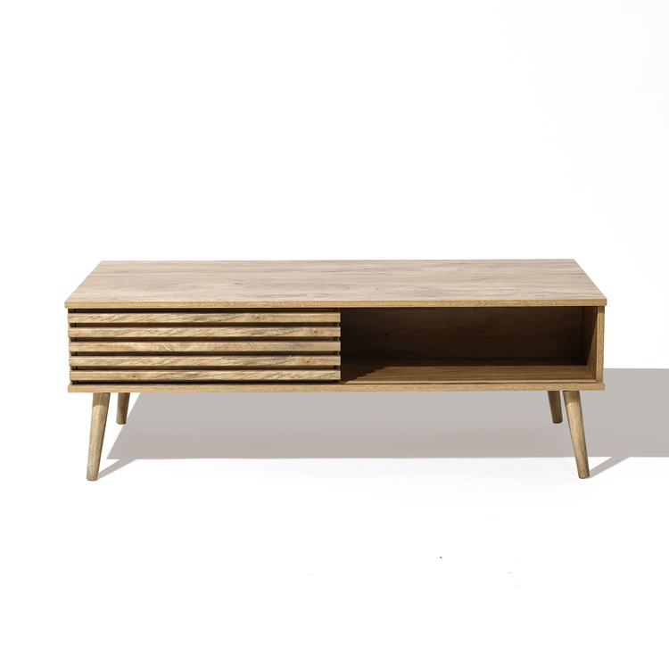 Luxen Home Mid-Century Coffee Table with Storage | Modern Design image - 1