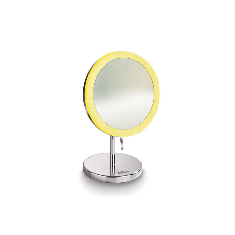 Whitehaus Round Freestanding Led 5X Magnified Mirror image - 1