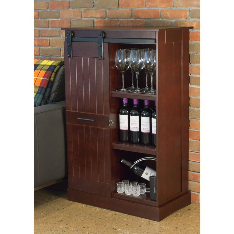 Northbeam Oxford Bar Cabinet - Stylish Home Bar Storage image - 1