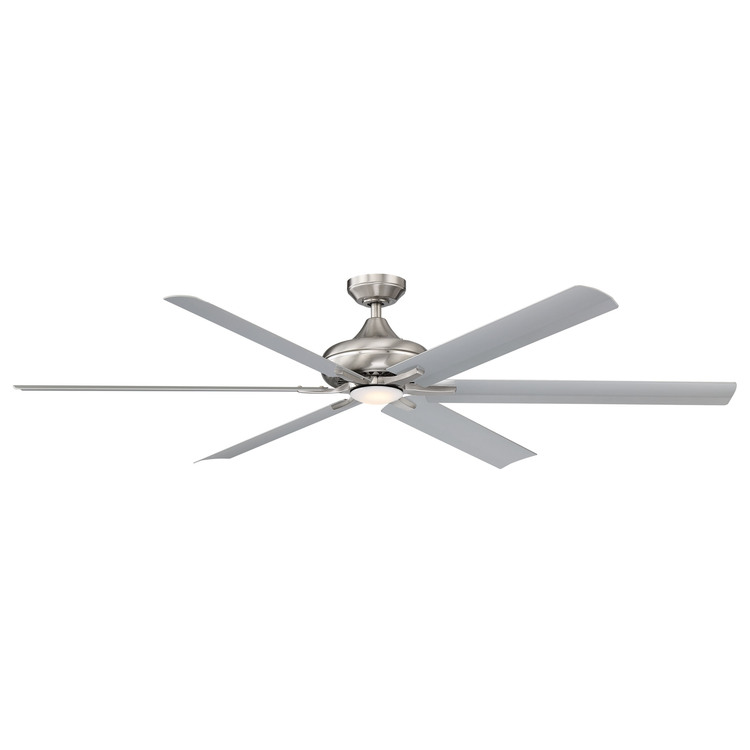 Stainless Steel Ceiling Fan 70 LED 14W Light - Wind River Fans image - 1
