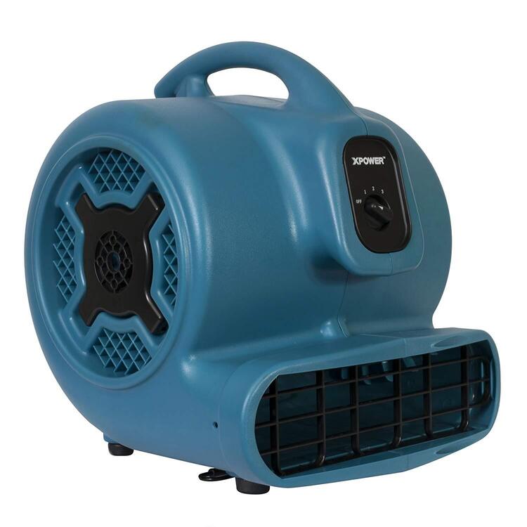 XPOWER Powerful 1 HP Air Mover - X-830 | Carpet Dryer & Floor Fan image - 1