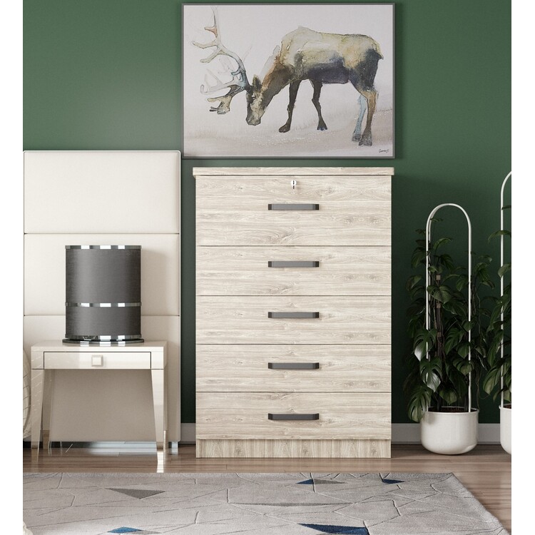 Woodpeckers Furniture And Mattress Jumbo 5 Drawers Chest image - 1