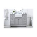 Elegant Decor 48 inch single bathroom vanity in grey Thumbnail - 1