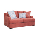 American Furniture Classics Model 8-020-A421V3 Classic Paprika Loveseat with Three Pillows Thumbnail - 1