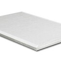 Benjara Amo 2 Inch Full Size Bunkie Board Mattress Foundation with Slats, Foam Thumbnail - 1
