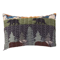 Benjara 3 Piece Full Size Quilt Set with Nature Inspired Print, Multicolor Thumbnail - 1