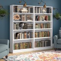 Bush Furniture Universal Tall 5 Shelf Bookcase - Set of 2 Thumbnail - 1