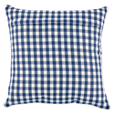 DII Assorted Navy and Off White Gingham and Buffalo Check Pillow Cover 18x18 inch, 4 Piece Thumbnail - 1
