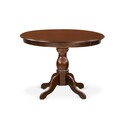 Mahogany Wood Dining Table & Chairs Set for Home Thumbnail - 1
