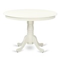 Dining Room Table Set 5-Pc Linen White Finish Thumbnail - 1