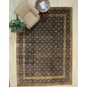 EORC Gray Handmade Wool Transitional Ningxia? Rug, 8' x 10' Thumbnail - 1