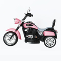 Toddler Kids 6V Battery Powered Electric Chopper-Style Motorcycle Ride-On Trike Toy for Ages 3 to 6 Years Thumbnail - 1