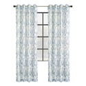 Habitat Jenny Grommet Curtain Panel Window Dressing 52 x 84 in Indigo Thumbnail - 1