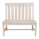 Solid Hardwood Entryway Benches Unfinished 42 x 22.4 x 40.2 - Whitewood Industries Thumbnail - 1