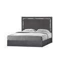 J&M Furniture Monet King Bed in Charcoal Thumbnail - 1