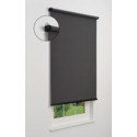Linen Avenue Cordless 1% Solar Screen Standard Roller Shade, Charcoal 65 W x 66 H Thumbnail - 1