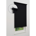 Linen Avenue Cordless 1% Solar Screen Standard Roller Shade, Black 39 1/2 W x 78 H Thumbnail - 1