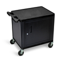 Luxor 26"H AV Cart - Two Shelves Cabinet Thumbnail - 1